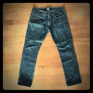 Men’s J. Crew The Driggs Jean Black Wash 35x32 UEC